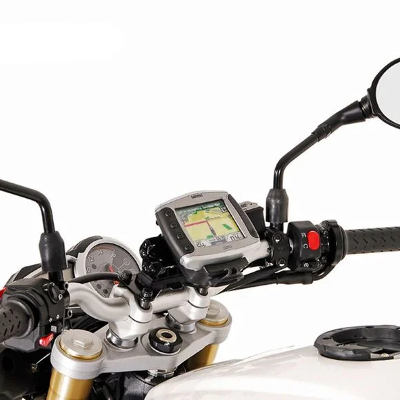 Support GPS SW-MOTECH – pontet de guidon – Noir Ref : GPS.07.646.10600/B