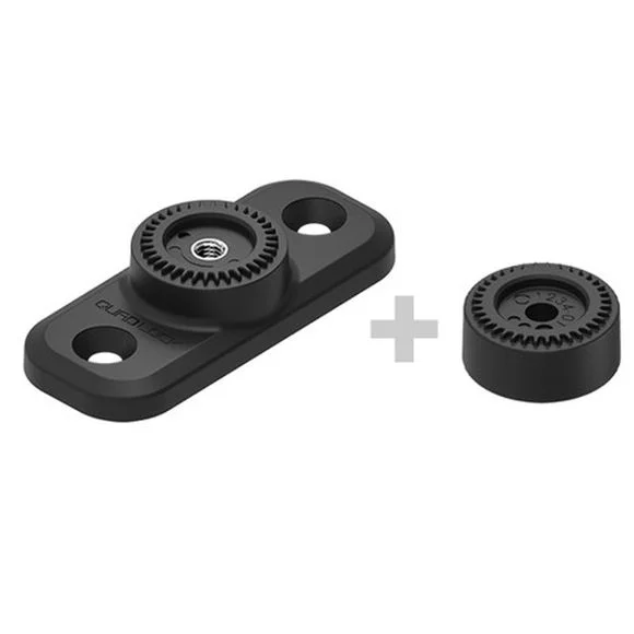 Support Smartphone Quad Lock QLP-360-F2H rectangle plat 2 trous Universel – Noir Ref : QDL0105 / 1118123