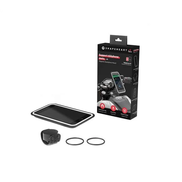 Support Smartphone Shapeheart MAGNETIQUE MOTO XL Universel Ref : TG0223 / SPH-MOTO-XL