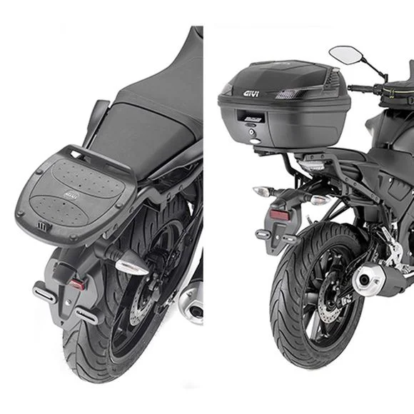Support top case Givi MONOLOCK – NoirYAMAHA 125 MT-125 – 2020 – 2024Ref : GI1675 / SR2166