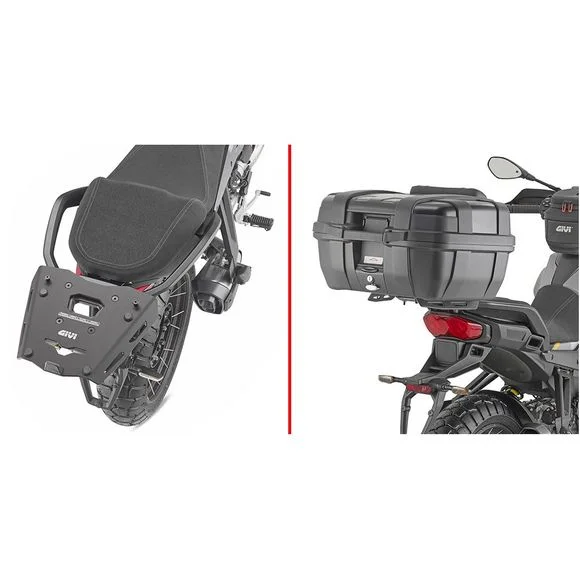 Support top case Givi MonorackMOTO GUZZI 1200 STELVIO – 2024 – 2025Ref : GI2221 / SRA8208