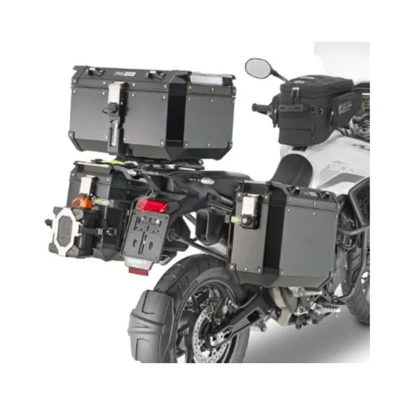 Support valises Givi PL ONE FIT MONOKEY CAM-SIDE TREKKER OUTBACK – Noir Ref : GI2025 / PLO6425CAM