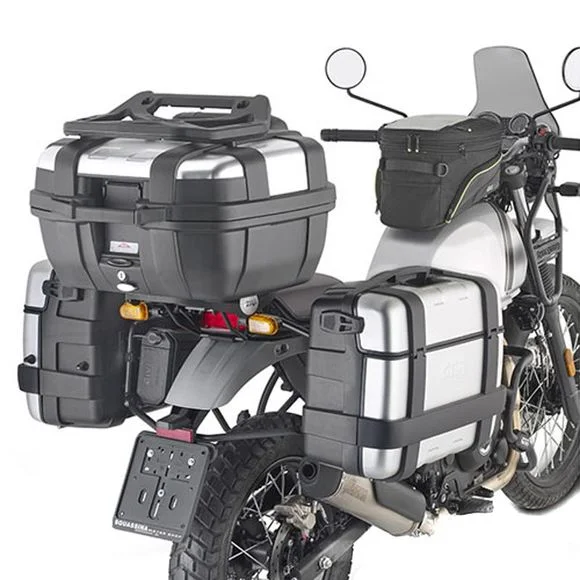 Support valises Givi type Monokey pour valises Monokey ou retro-fitROYAL ENFIELD 400 HIMALAYAN – 2021 – 2024Ref : PL9054