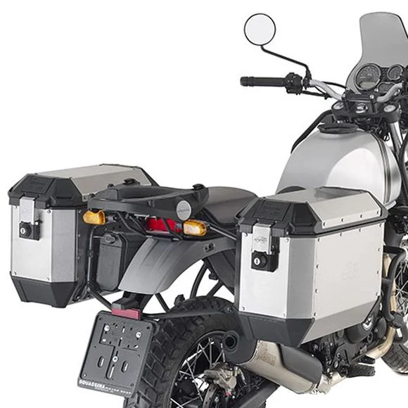Support valises Kappa type Monokey pour valises Monokey ou retro-fitROYAL ENFIELD 400 HIMALAYAN – 2021 – 2024Ref : KL9054