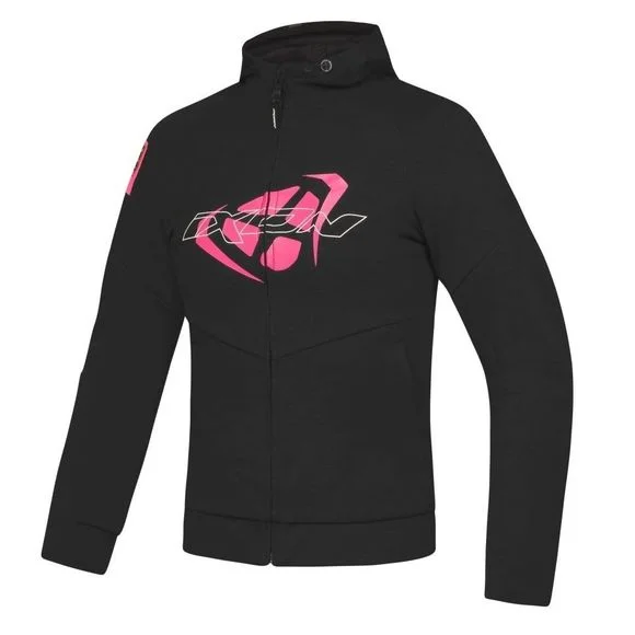 Sweat moto Ixon TOUCHDOWN L – Noir / Rose Ref : IX1767