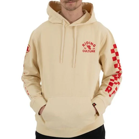 Sweat RIDING CULTURE CHECKERBOARD – Blanc Ref : RID0006