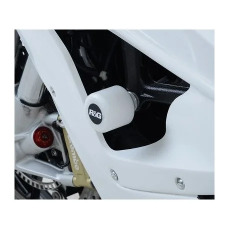 Tampons de protection R&G RACING Aero Race blanc BMW S1000RR 2010-2018