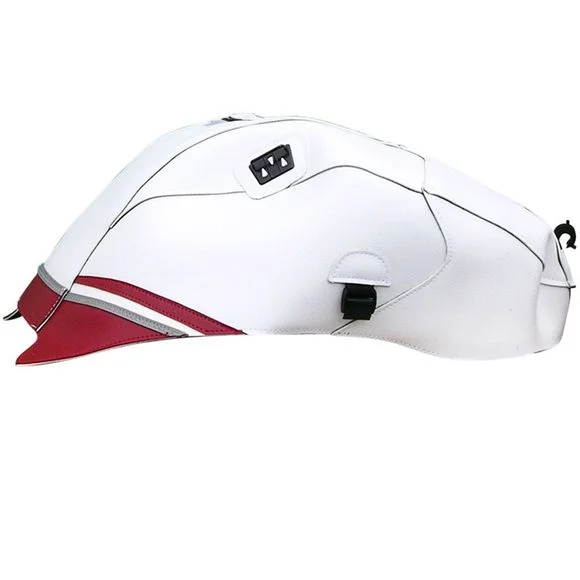 Tapis de réservoir Bagster Blanc/Déco Rouge et AcierYAMAHA 1000 YZF-R1 (RN19) – 2008Ref : 1535E