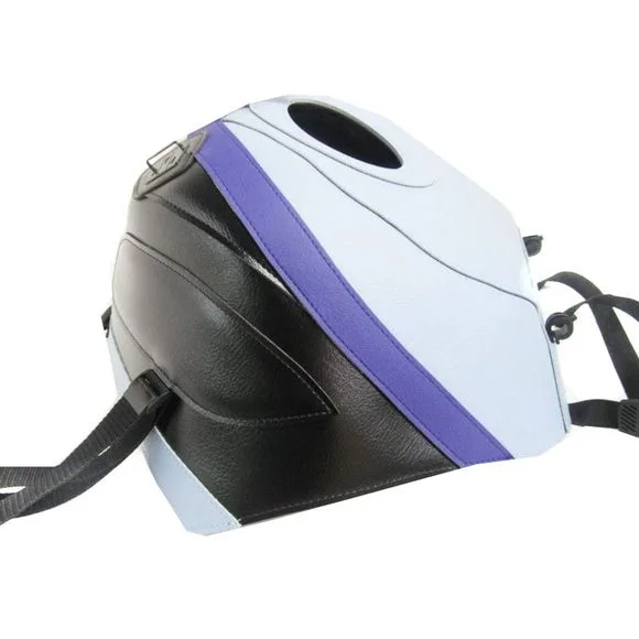 Tapis de réservoir Bagster Bleu Argent/Noir/Bande VioletteHONDA 600 CBR 600 F (PC25) – 1992 – 1993Ref : 1208N
