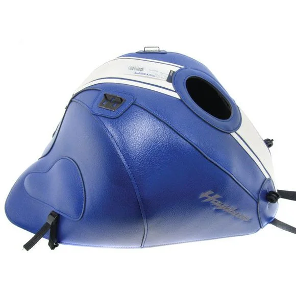 Tapis de réservoir Bagster Bleu déco Bande blancheSUZUKI 1300 GSX 1300 HAYABUSA R ABS – 2017 – 2018Ref : 1567V