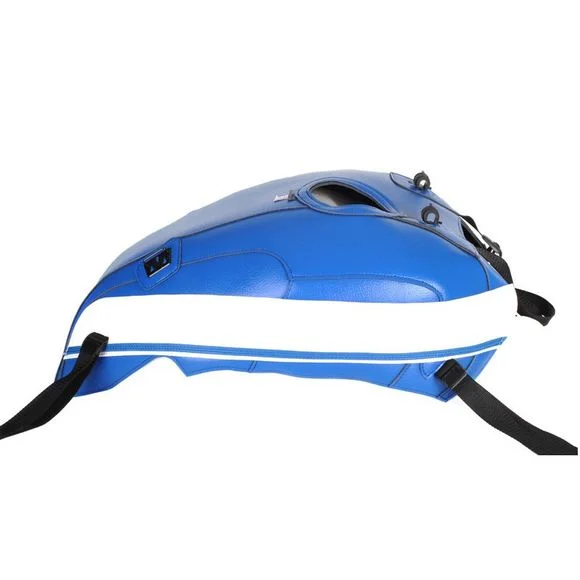 Tapis de réservoir Bagster Bleu Gitane/Bande Blanche/Liséré BlancYAMAHA 1300 XJR 1300 (RP19) – 2015 – 2016Ref : 1705B