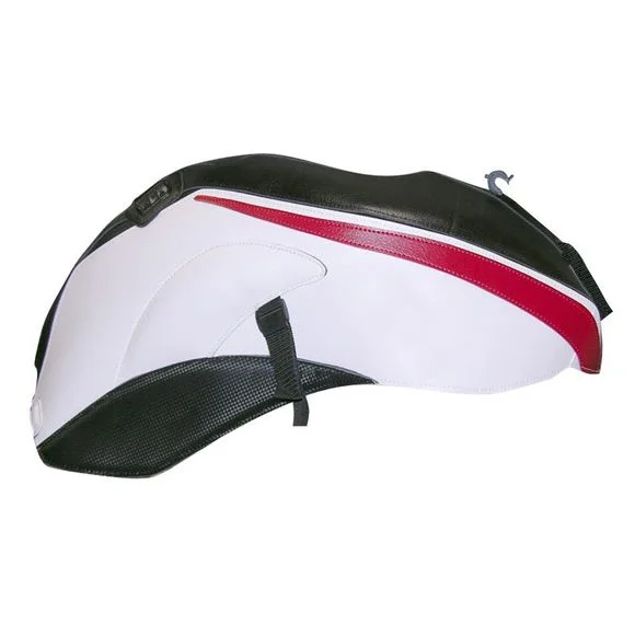 Tapis de réservoir Bagster Noir/Blanc/Pointes Rouges Ref : 1523G