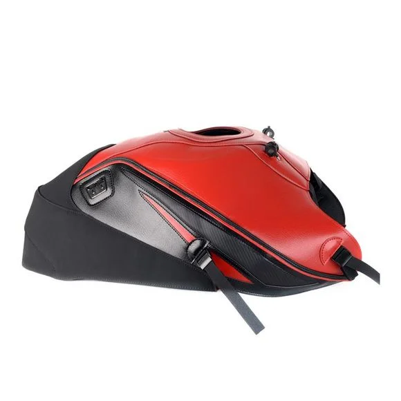 Tapis de réservoir Bagster Rouge/Pointes carbones Rouges Ref : 1565K