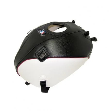 Tapis de reservoir BAGSTER SUZUKI SV 650 2015-2023 NOIR / BLANC / LISERET ROUGE FONCE
