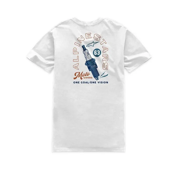 TEE CSF SPARKY WHITE L