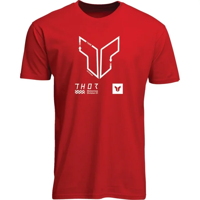 TEE TRAX RED LG