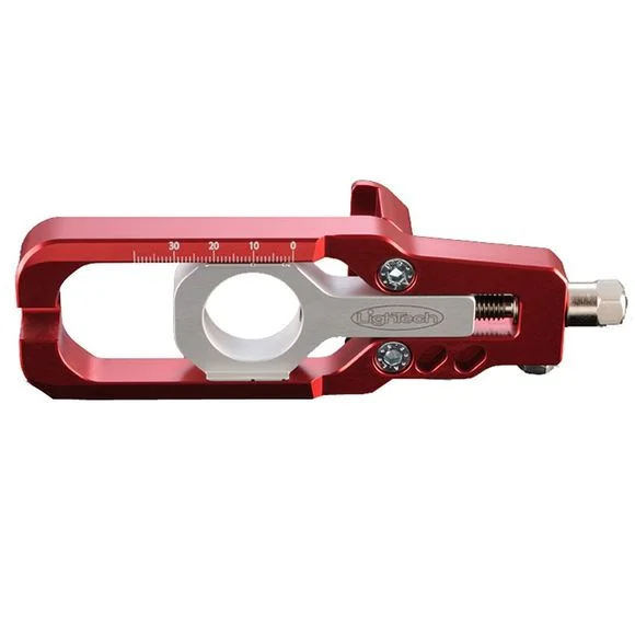 Tendeur de chaîne LighTech Tendeur de chaine Kawasaki ZX10R – Rouge Ref : TEKA002