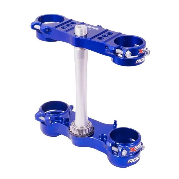Tés de fourche Xtrig supérieur / inférieur X-Trig ROCS Bleu Ref : 447058 / 1081071001