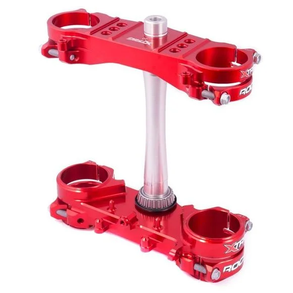 Tés de fourche Xtrig supérieur / inférieur X-Trig ROCS Rouge Ref : 62400007 / 1061061