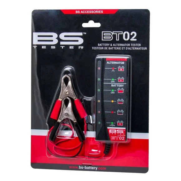 Testeur de charge BS Battery BATTERIE ET ALTERNATEUR BT02 Universel Ref : 1080710