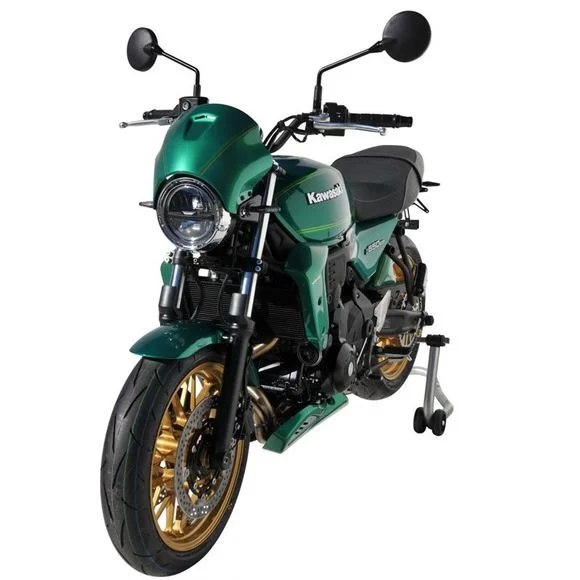 Tête de fourche Ermax Café Racer – Vert / Jaune Ref : EM1933