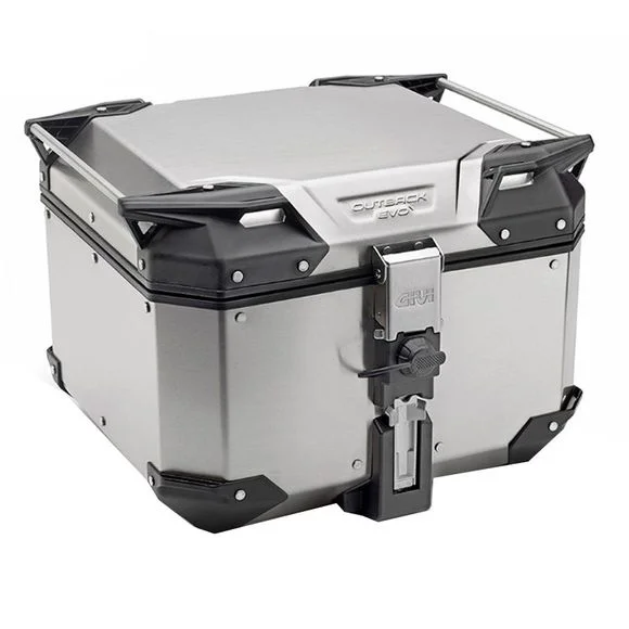 Top case Givi TREKKER OUTBACK EVO 42 LITRES ALU Universel – Gris Ref : GI1787 / OBKE42A