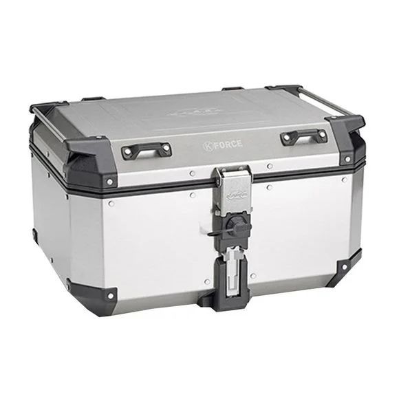 Top case Kappa MONOKEY K-Force 58L ALUMINIUM Universel – Gris Ref : KP1236 / KFR580A
