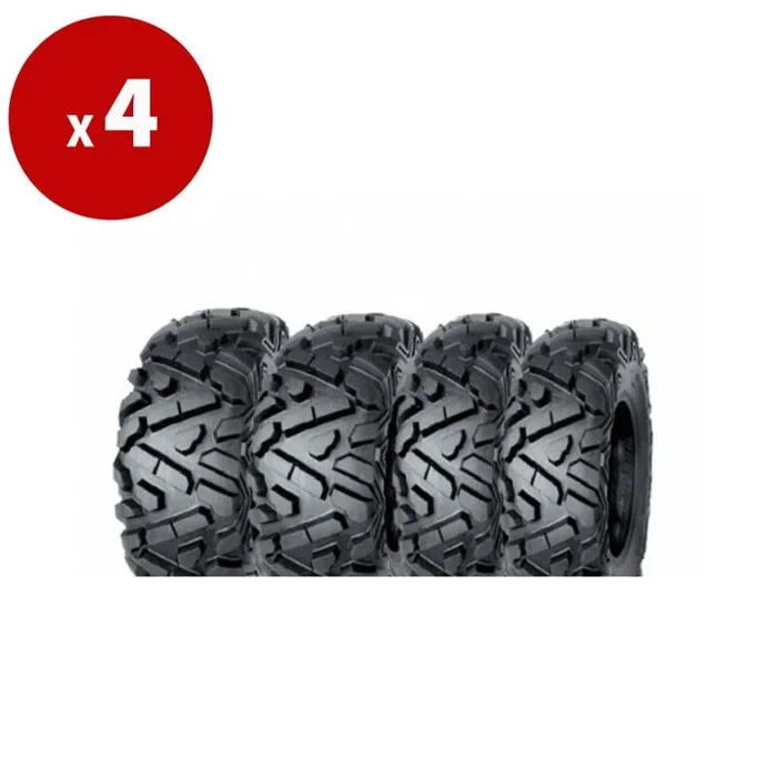Train de pneus utilitaire ART TOP DOG (2 x 25×8-12 + 2 x 25×10-12) x4