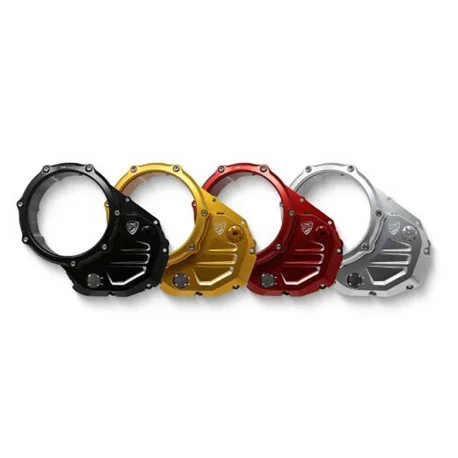 Transparent cover for Ducati oil clutches