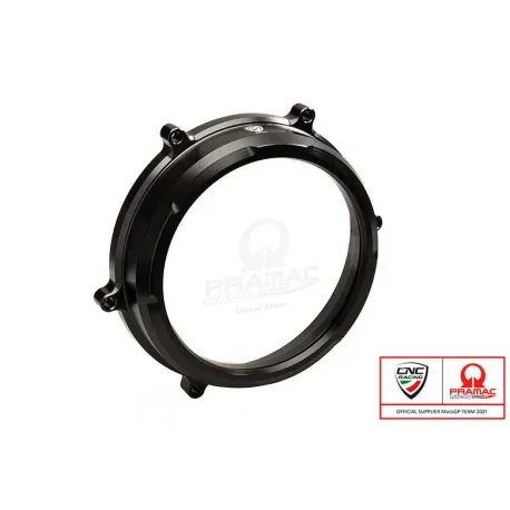 Transparent oil clutch cover Ducati Panigale Pramac Racing Limited Edition.