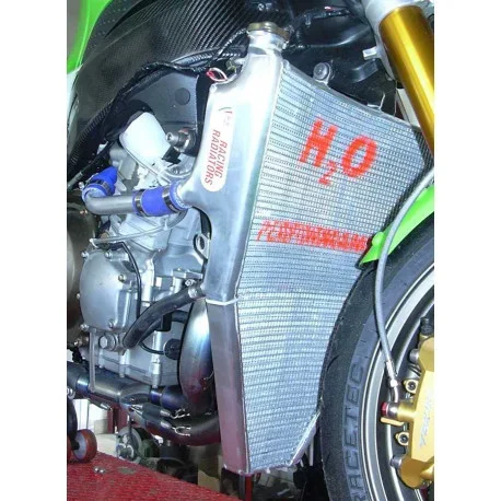 Upgraded water radiator (OEM Exhaust – Leo Vince Trofeo) ZX 6 R