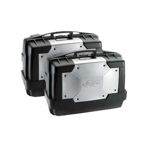 Valise Kappa MONOKEY KGR33 GARDA Universel – Noir / Gris Ref : KP0011 / KGR33PACK2
