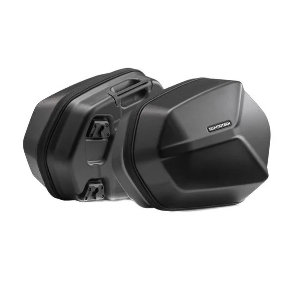 Valise SW-MOTECH AERO ABS AVEC SUPPORT (2 x 25 Litres) – Noir Ref : SWM1356 / KFT.01.251.60100/B