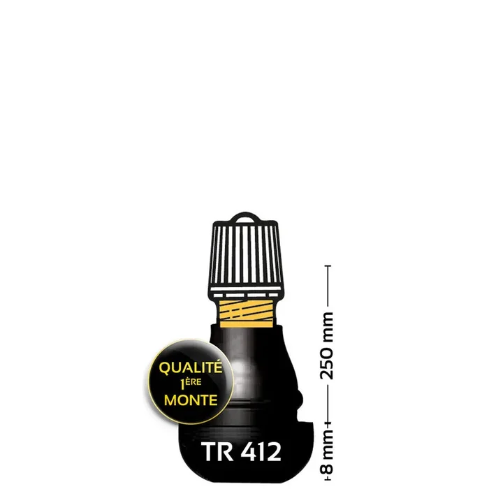 Valves droites caoutchoutées BIHR TR412 – 100 pièces