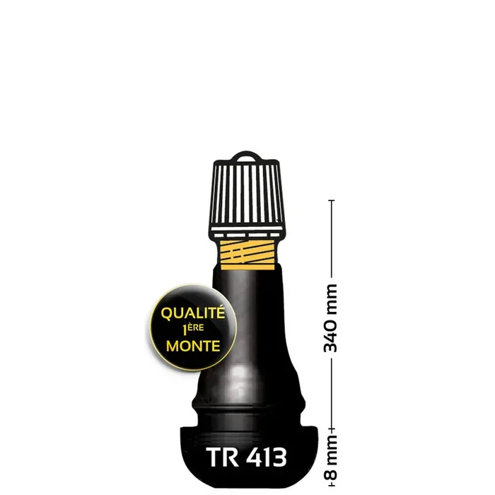 Valves droites caoutchoutées BIHR TR413 – 100 pièces