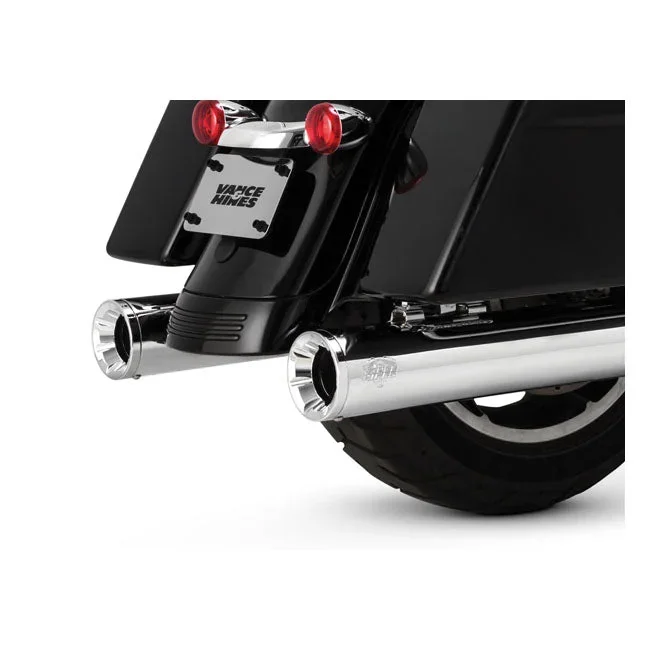 VANCE & HINES, SILENCIEUX À ENCASTREMENT 4&Prime; ELIMINATOR 400. CHROMÉ