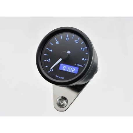 VELONA60 TACHOMETER 15000RPM, BLUE LED, BLACK