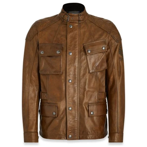 Veste Belstaff TURNER ANTIQUE – Noir / Marron Ref : BT0071