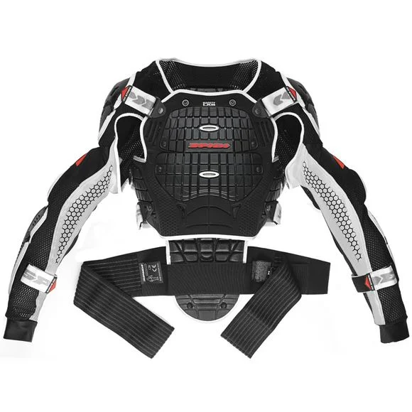 Veste de protection Spidi WARRIOR – Noir / Blanc Ref : SPI0282