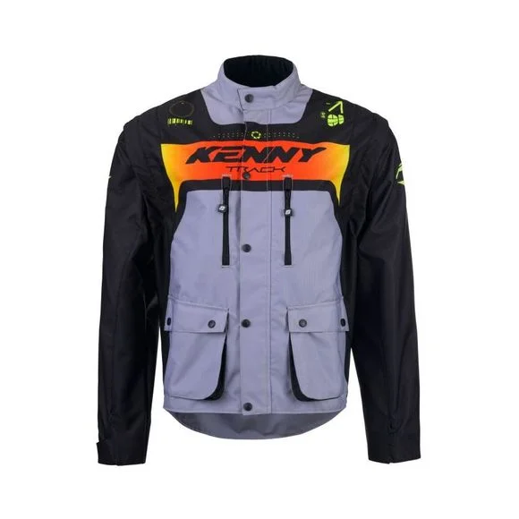 Veste enduro Kenny TRACK 2025 – Gris / Jaune Ref : KE2406