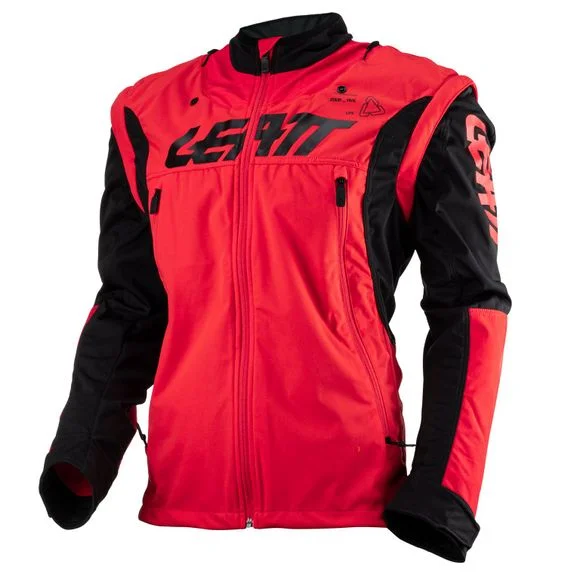 Veste enduro Leatt 4.5 LITE 2023 – Noir / Rouge Ref : LB0643