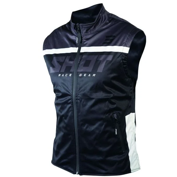 Veste enduro Shot BODYWARMER LITE 2.0 – BLACK WHITE 2022 – Noir / Blanc Ref : SO1923