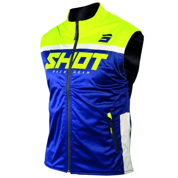 Veste enduro Shot BODYWARMER LITE 2.0 – NAVY NEON YELLOW 2022 – Bleu / Jaune Ref : SO1924