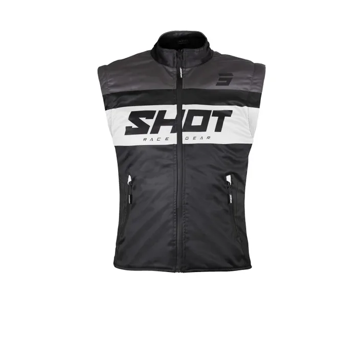 Veste Enduro SHOT BODYWARMER LITE Noir Blanc
