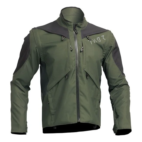 Veste enduro Thor TERRAIN 2024 – Vert / Gris Ref : TO2884