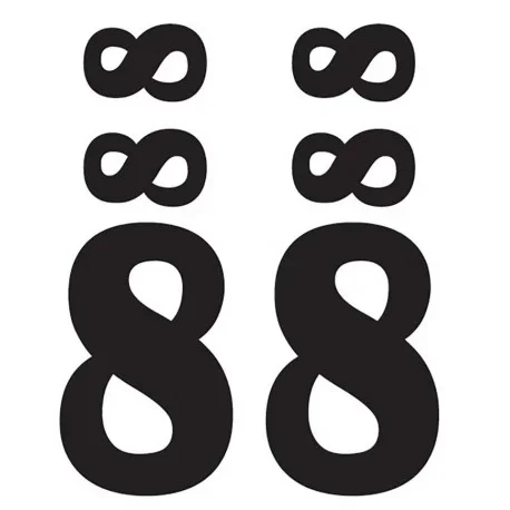 Vintage numbers 8