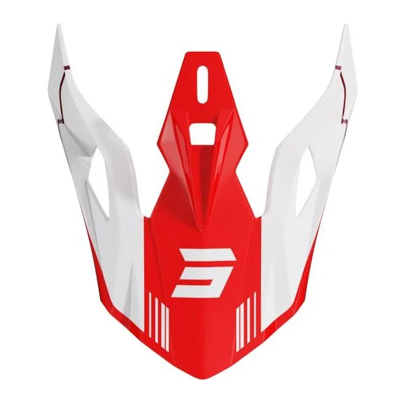 Visière TT Shot PULSE ENFANT LINES RED GLOSSY – Noir / Rouge Ref : SO2848 / A06-21OD-BK3-P01