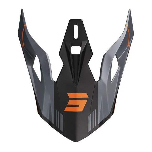 Visière TT Shot PULSE LINES BLACK ORANGE MATT – Noir / Orange Ref : SO2842 / A06-21OD-B02-P01