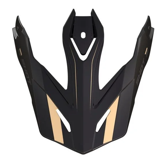 Visière TT Shot TREK RALLY BLACK SAND GLOSSY – Noir / Jaune Ref : SO2828 / A08-21E3-B04