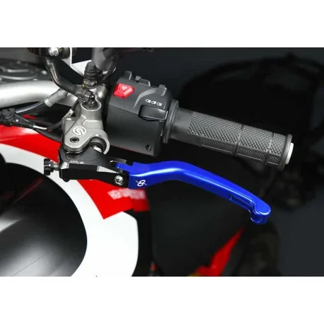 YAMAHA YZF R7 FOLDING BRAKE AND CLUTCH LEVER KIT ALUMINUM BONAMICI MASS SIZE